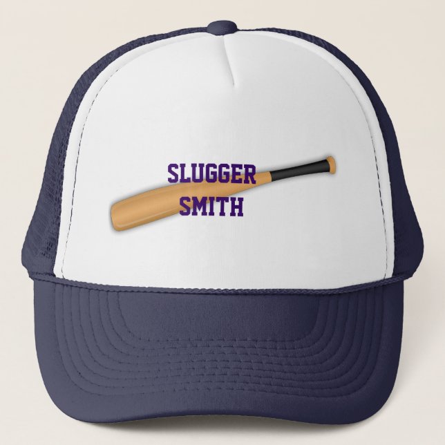 Camionero Gorra de bate de béisbol. (Anverso)