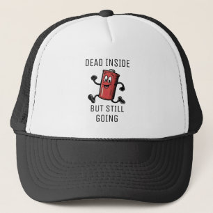 Camionero Gorra de batería divertida en funcionamiento