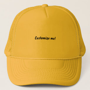 Camionero Gorra de béisbol amarillo brillante