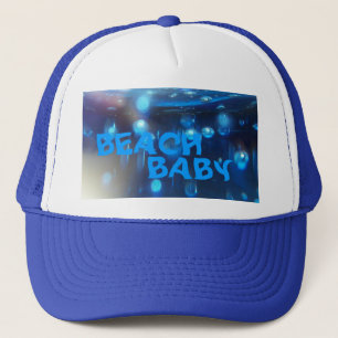 Camionero Gorra de béisbol (Blue BEACH BABY) RFPMDesigns ©️