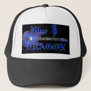 Camionero Gorra de béisbol chino del dragón de la guitarra