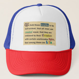 Camionero Gorra de béisbol con un mensaje provida.