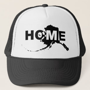 Camionero Gorra de béisbol de Alaska, hogar lejos del estado