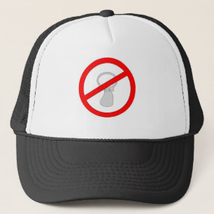 Camionero Gorra de béisbol de detección metalizado