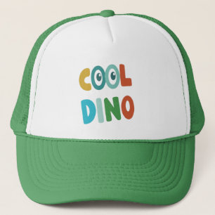 Camionero Gorra de béisbol de dinosaurio retro linda para ni
