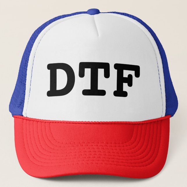 Camionero Gorra de béisbol de DTF (Anverso)