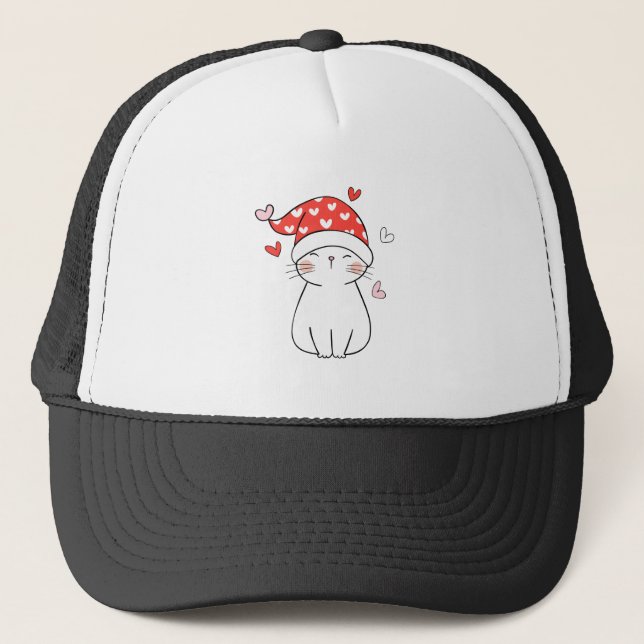 Camionero gorra de beisbol de gato (Anverso)