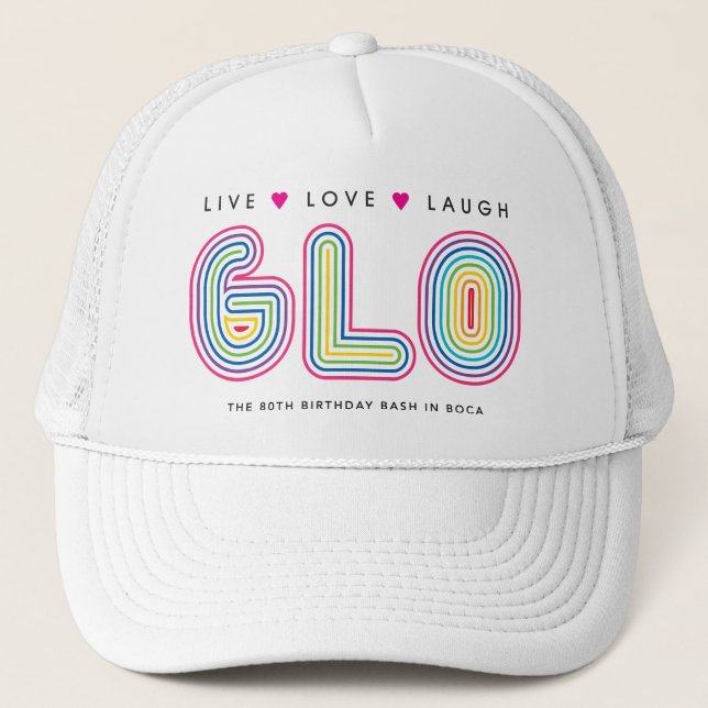 Camionero Gorra de béisbol de Glo (Anverso)
