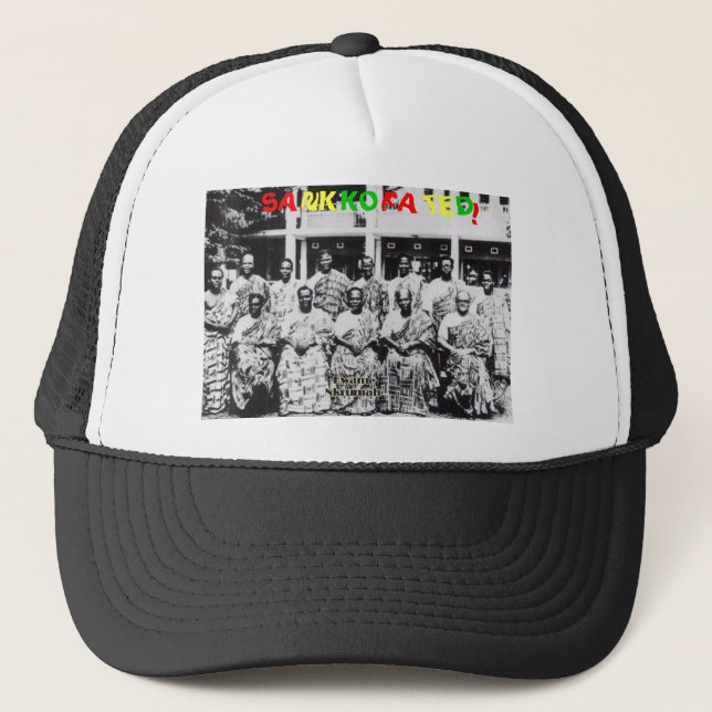 Camionero Gorra de béisbol de la red de Sankofated (Anverso)