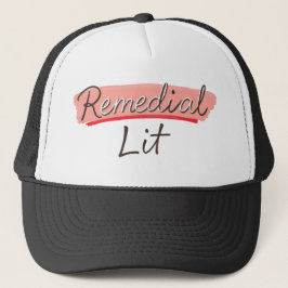 Camionero Gorra de béisbol de Lit Remedial con guión bajo