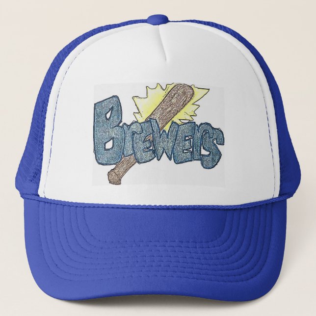 Camionero Gorra de béisbol de los Milwaukee Brewers (Anverso)