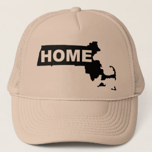 Camionero Gorra de béisbol de Massachusetts hogar lejos de c