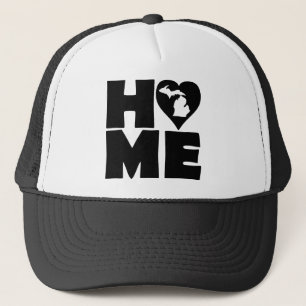 Camionero Gorra de béisbol de Michigan Home Heart State Truc