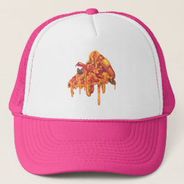Camionero Gorra de béisbol de pizza