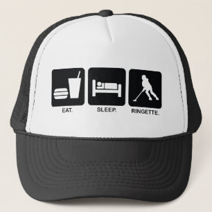 Camionero Gorra de béisbol de Ringette del sueño de Ringet