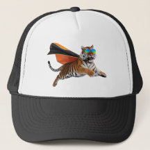 Gorra de béisbol de superhéroe de tigre