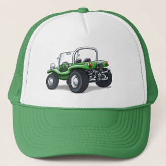Camionero gorra de béisbol de tragante abierto verde del