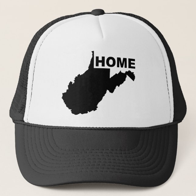 Camionero Gorra de béisbol de Virginia Occidental, hogar lej (Anverso)