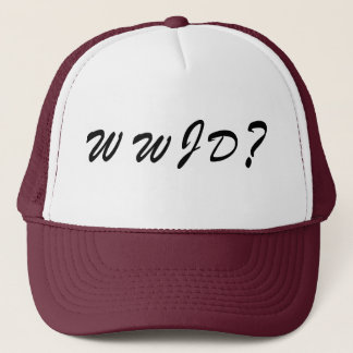 Camionero Gorra de béisbol de WWJD