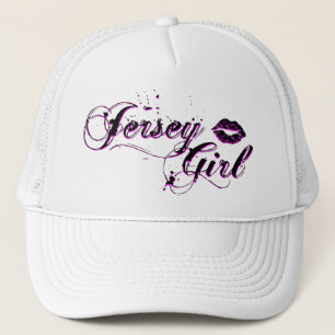 Camionero Gorra de béisbol del blanco del chica del jersey