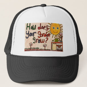 Camionero Gorra de béisbol del jardín