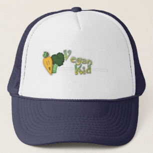 Camionero Gorra de béisbol del niño del vegano