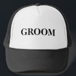 Camionero Gorra de béisbol del NOVIO<br><div class="desc">Gorra de béisbol del novio</div>