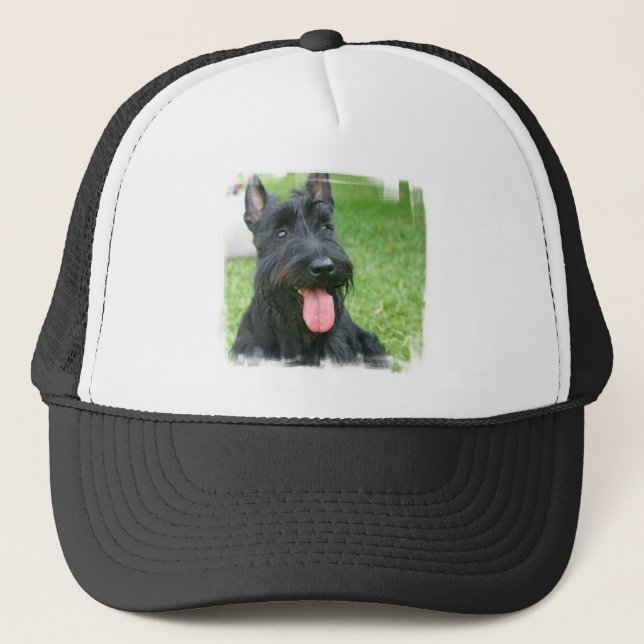Camionero Gorra de béisbol del perro de Terrier del escocés (Anverso)