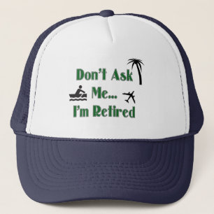 Camionero Gorra de béisbol del RETIRO