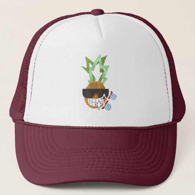 Camionero Gorra de béisbol fresca de la piña (Anverso)