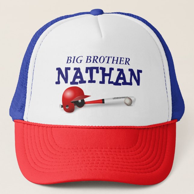 Camionero Gorra de béisbol "Gran Hermano" personalizada (Anverso)