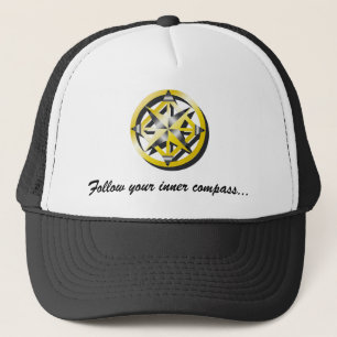 Camionero Gorra de béisbol interna del compás
