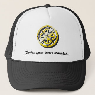Camionero Gorra de béisbol interna del compás