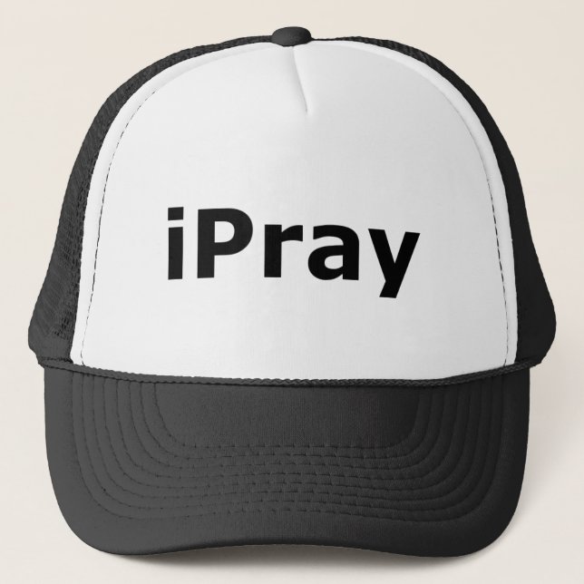 Camionero gorra de béisbol iPray (Anverso)