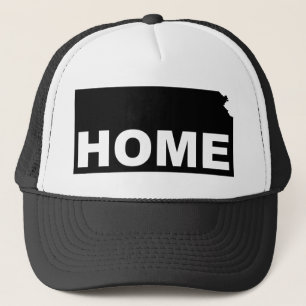 Camionero Gorra de béisbol Kansas Hogar Lejos de Casa