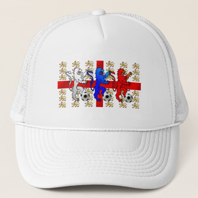 Camionero Gorra de béisbol máxima de tres de los leones (Anverso)