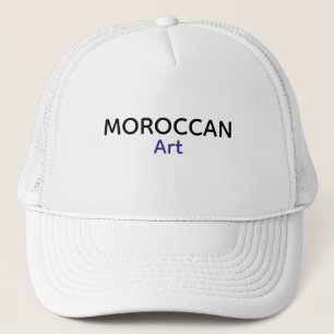 Camionero Gorra de béisbol minimalista de arte marroquí
