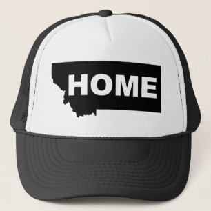 Camionero Gorra de béisbol Montana Hogar Lejos del Estado
