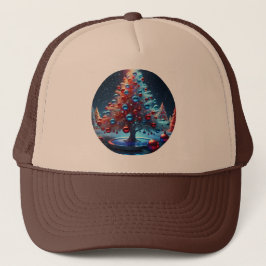 Camionero Gorra de béisbol navidad 1 - 002