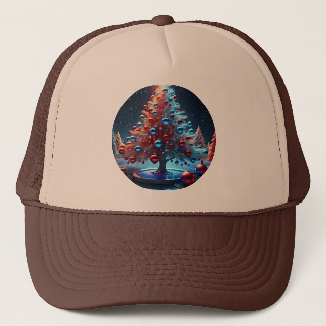 Camionero Gorra de béisbol navidad 1 - 002 (Anverso)