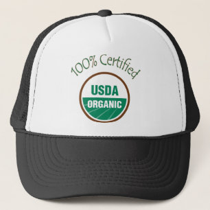 Camionero Gorra de béisbol orgánica certificada el 100% de