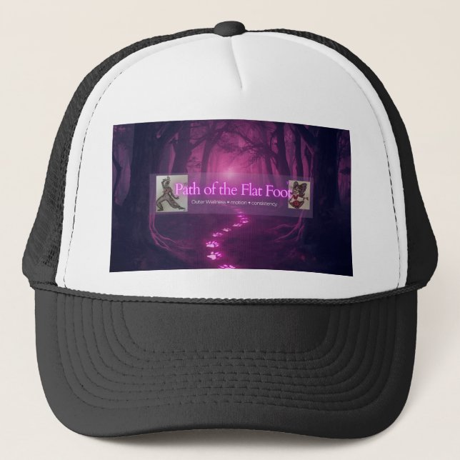 Camionero Gorra de béisbol Path of the Flat Foot (Anverso)