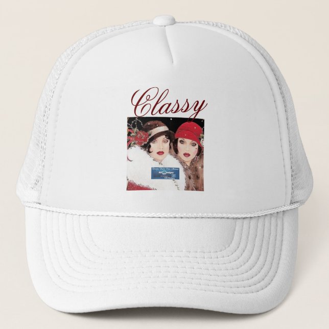 Camionero Gorra de béisbol (Rojo de invierno 3) RFPMDesigns  (Anverso)