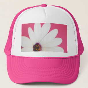 Camionero Gorra de béisbol (Rosa DaisyOnPink)Diseños de RFPM
