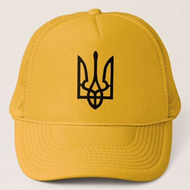 Camionero Gorra de béisbol Ukraine Warrior Trident (Anverso)