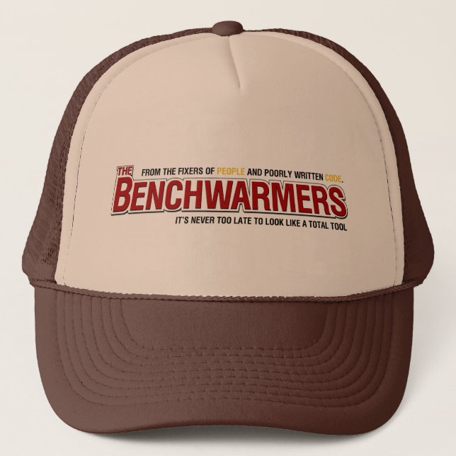 Camionero Gorra de Benchwarmers (Anverso)