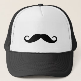 Camionero Gorra de bigote negro