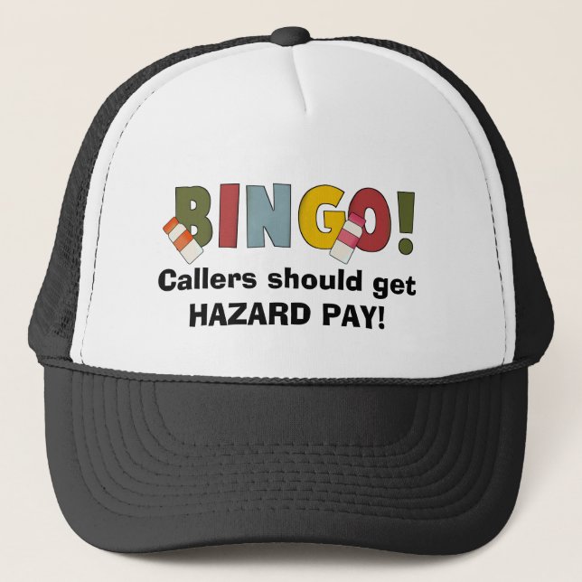 Camionero Gorra de Bingo Callers (Anverso)