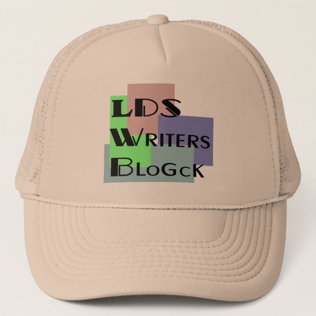 Camionero Gorra de Blogck de los escritores de LDS (Anverso)