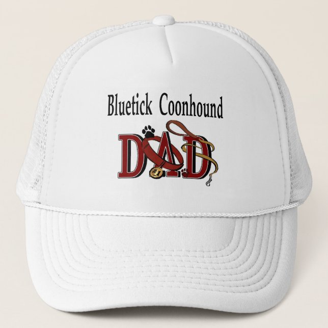 Camionero Gorra de Bluetick Coonhound Dad (Anverso)